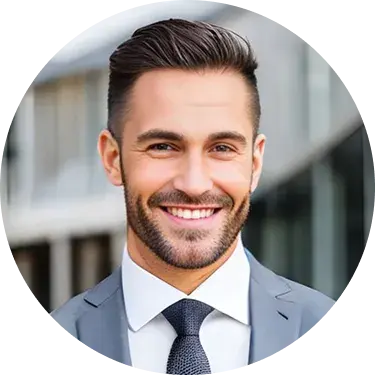 Smiling woman in professional attire